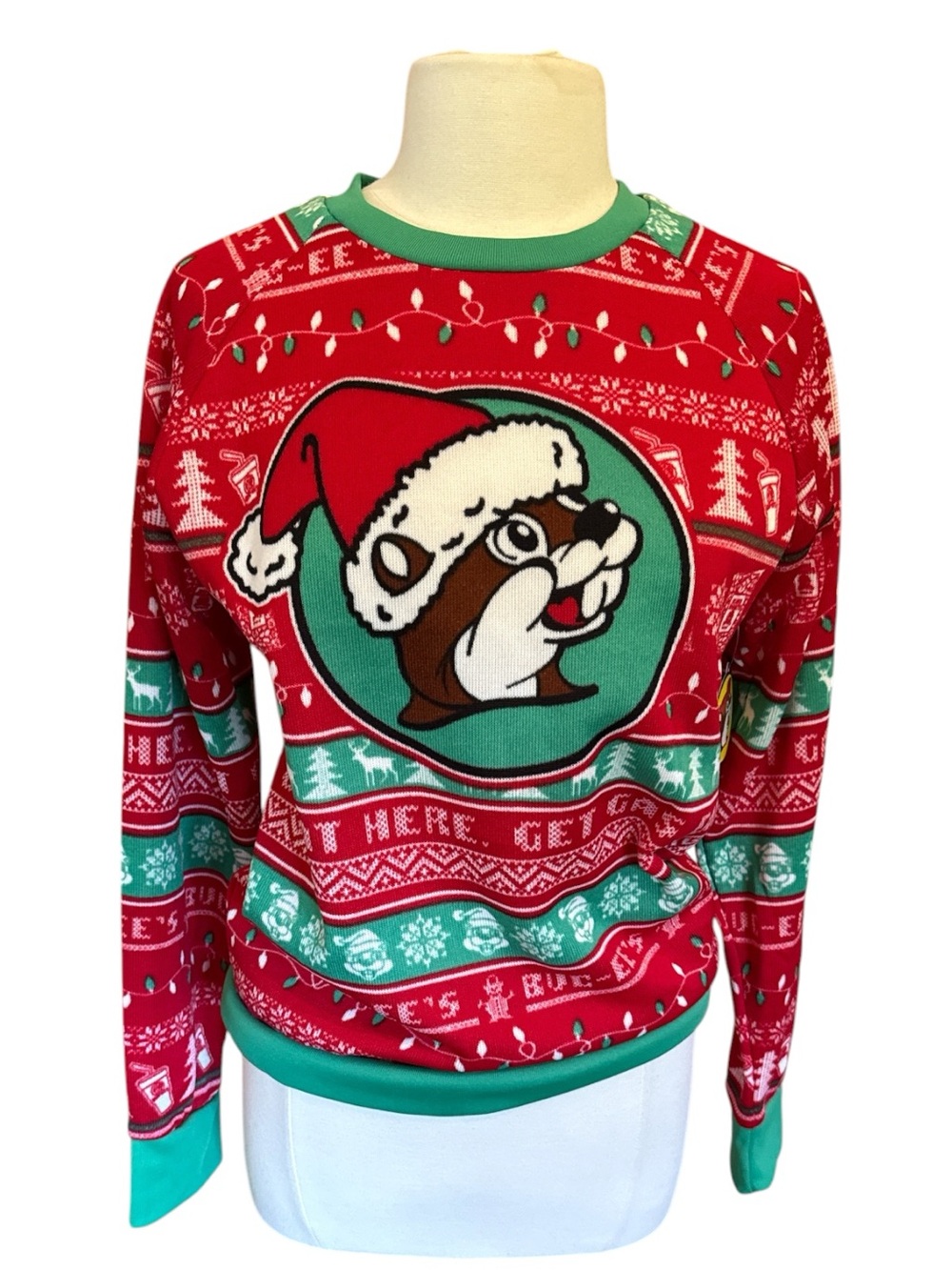 BUC-EE’s Ugly Christmas Crewneck Sweater Large
